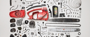 Disassembled Chainsaw